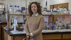 Send�n, nun dos laboratorios da vella facultade de Farmacia, que mante�en a actividade