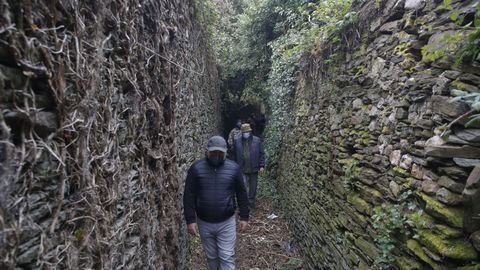 Entre as zonas que visitaron est� o barrio do Carmen