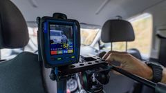 El radar m�vil de la Polic�a Local de Carballo entr� en funcionamiento hace ocho meses.