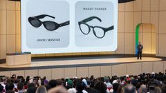 Presentaci�n de las pr�ximas gafas inteligentes de Google, con el asistente Gemini.
