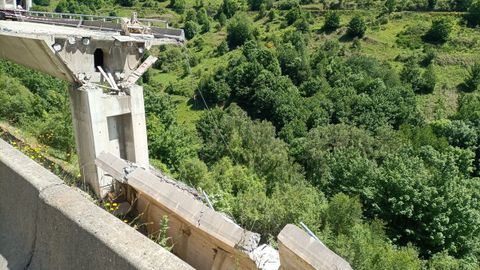 El puente estaba cerrado al trfico desde hace un ao por obras