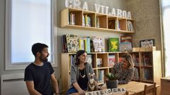 Una biblioteca reformada para los ni�os de Vilaboa