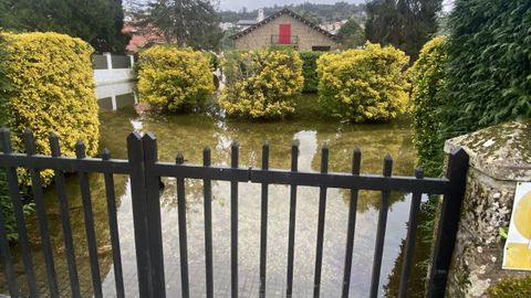Estado en el que qued un jardn durante los primeros das de marzo