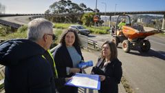 Visita de Bel�n do Campo de los trabajos previos a la demolici�n del escal�xtric del Chuac