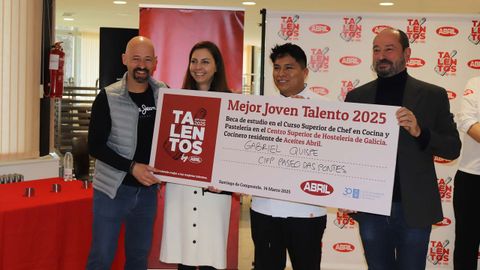 A sus 23 a�os, Gabriel Quispe Pe�a se alz� con el primer premio del concurso Talentos by Abril