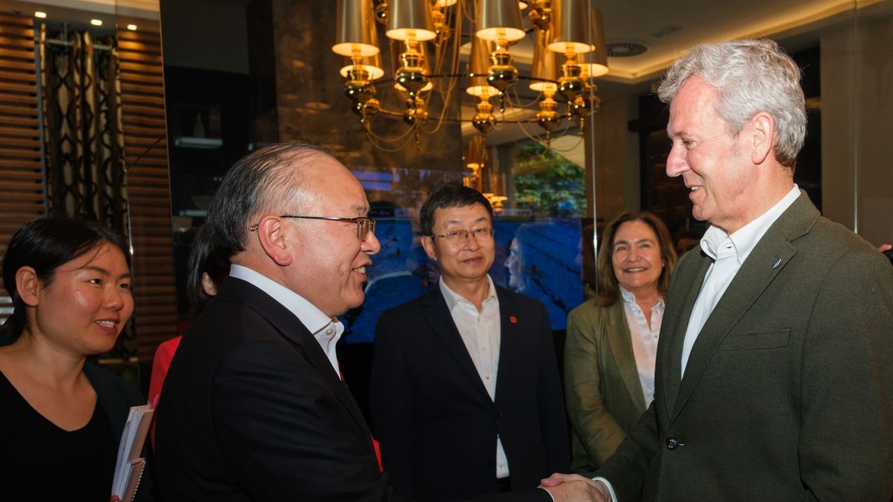 Rueda y el presidente de CITIC evalúan la colaboración entre Galicia y China