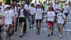 Primera marcha solidaria Pasos de Gratitud en Pontevedra