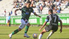 Pugna de capitanes en el partido entre Racing de Ferrol y Linense.