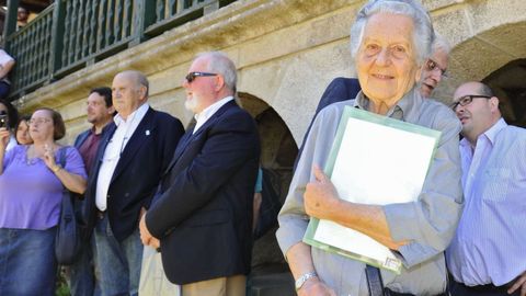 En el 2012 en la entrega del premio Trasalba