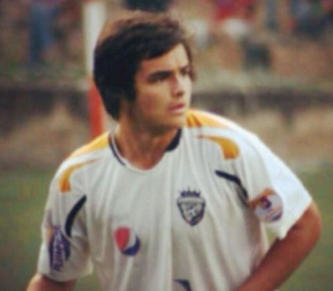 Emilio Mouri�o durante su etapa anterior en el f�tbol venezolano.