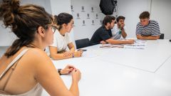 Reuni�n sobre el dise�o del futuro skate-park celebrada en el Concello de Pontevedra  