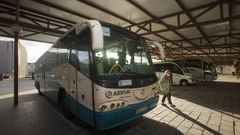 Imagen de archivo de la estaci�n de buses de Carballo