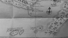 Mapa de 1703 de la regin magallnica realizado por Seyxas