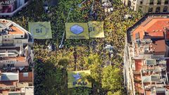 La Diada m�s pol�mica, en im�genes