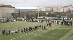 El incidente ocurri a finales de abril en el campo del Salesianos de Ourense, en la imagen en una foto de archivo