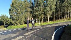 El alcalde de Malpica y el edil Miguel Fern�ndez supervisaron las obras