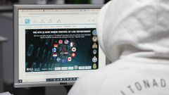 Web de una banda de ciberdelicuentes desmantelada por las autoridades de la UE.