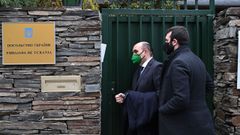 Una delegaci�n de Porcelanosa acudi� hoy a la embajada de Ucrania en Madrid