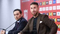 Sergio Ramos.Sergio Ramos en su despedida del Sevilla