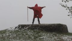 Primera nevada del a�o en la monta�a