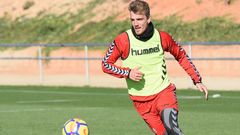 Barreiro entrenando con el Nstic