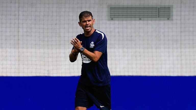 Antonio Hidalgo, durante un entrenamiento de esta pretemporada.