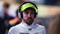 Fernando Alonso.Fernando Alonso, piloto de Aston Martin, en Catar