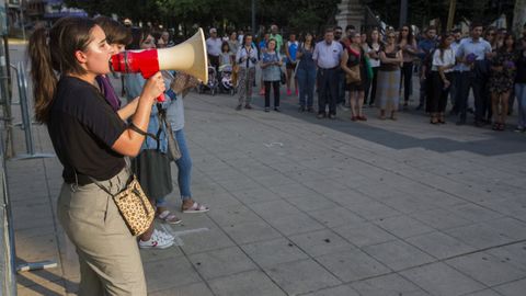 Carballo. Concentraci�n convocada por el Circulo Feminista