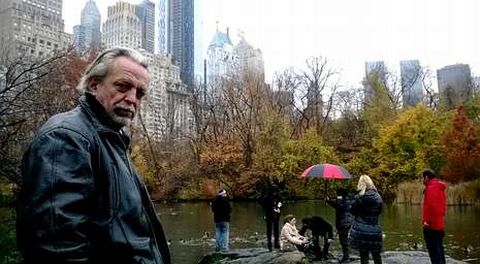 Ponte, en Central Park, en Nueva York, donde film buena parte de las escenas de Little Galicia.