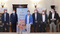 Asistentes a la presentaci�n de la campa�a promocional, en el Hostal dos Reis Cat�licos