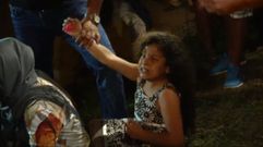 El desgarrador grito de una ni�a refugiada