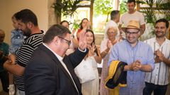 El nuevo alcalde de Noia, el socialista Francisco Pérez, se alzó con el bastón de mando el pasado 11 de agosto.