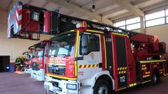 Foto de archivo del parque de bomberos barreirense