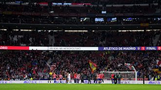 Imagen del estadio Metropolitano tras el Atl�tico de Madrid-Deportivo