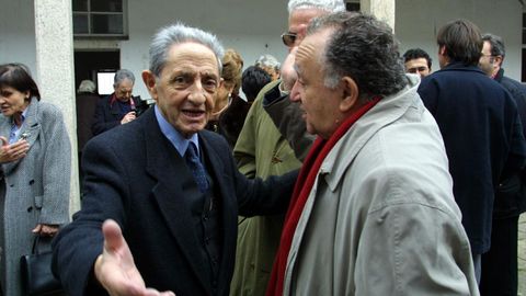 Xes�s Alonso Montero e Isaac D�az Pardo na Coru�a no 2002