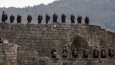 Actuaci�n en el Castillo de Ribadavia en la Feira do Vi�o do Ribeiro