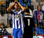 El canario Aythami se lamenta tras encajar un gol.