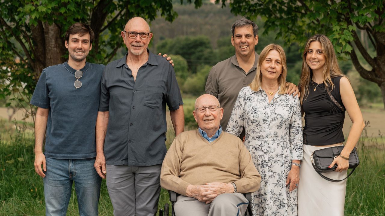 José Manteiga, único varón centenario de A Baña