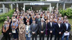 Cuatro ingenier�as de la Escuela Polit�cnica Superior de Lugo celebraron conjuntamente su graduaci�n
