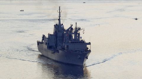 El futuro barco que ya se construye en Navantia Ferrol sustituir� al Pati�o, en la imagen, de archivo