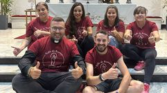 Comisi�n de las fiestas del Rosario, en Sarria