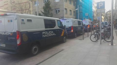 El traslado de David P�rez Lago y otros seis detenidos en la Operaci�n Mito a la Audiencia Nacional