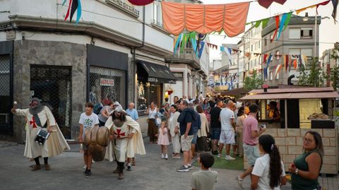 La animaci�n en las calles de Melide no falt� durante todo el fin de semana