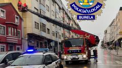 Fotograf�a tomada por la Polic�a Local esta ma�ana en la avenida Arcadio Pardi�as