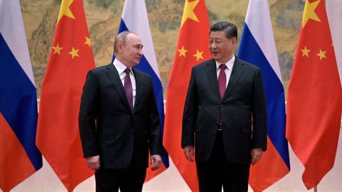 Vladimir Putin y Xi Jinping, el pasado febrero en Pek�n