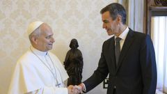 El papa Le�n XIV recibi� ayer a Pedro S�nchez