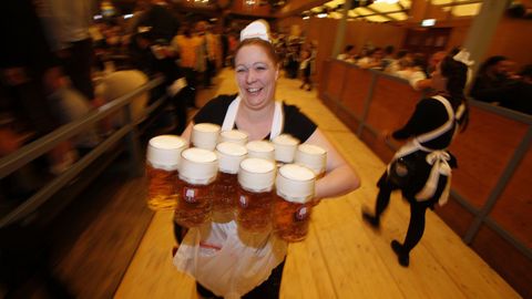 Jornada inaugural de la 184.ª edición de la Oktoberfest en Munich (Alemania)