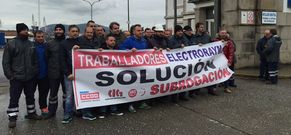 Los trabajadores de Electrorayma en Navantia ascienden a unos 45; otros veinte son de Tecman.