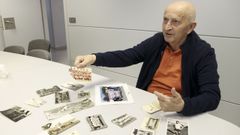 Fito, rodeado de fotos de su larga carrera como jugador y entrenador