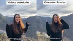 Imagen del video de Tiktok de @coral.explore.asturias